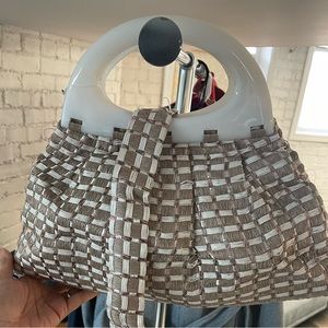 Bakelite purse with matching belt. Rare. Treasure!